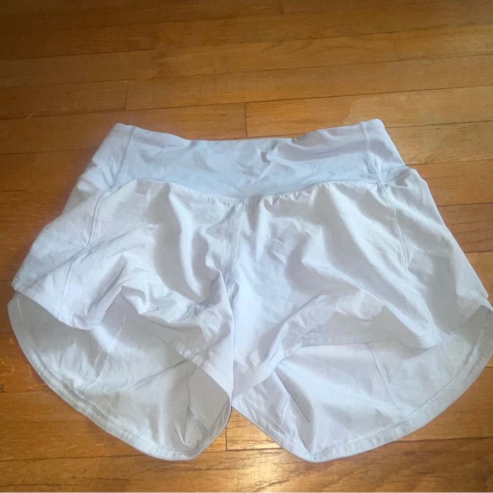 lululemon light blue shorts speed up